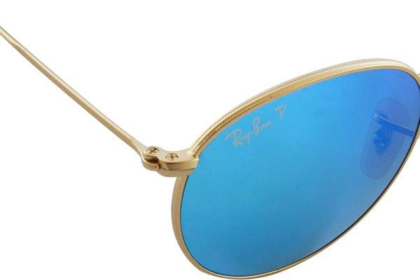 RayBan Round Metal Flash Lenses RB3447 112/4L Polarized