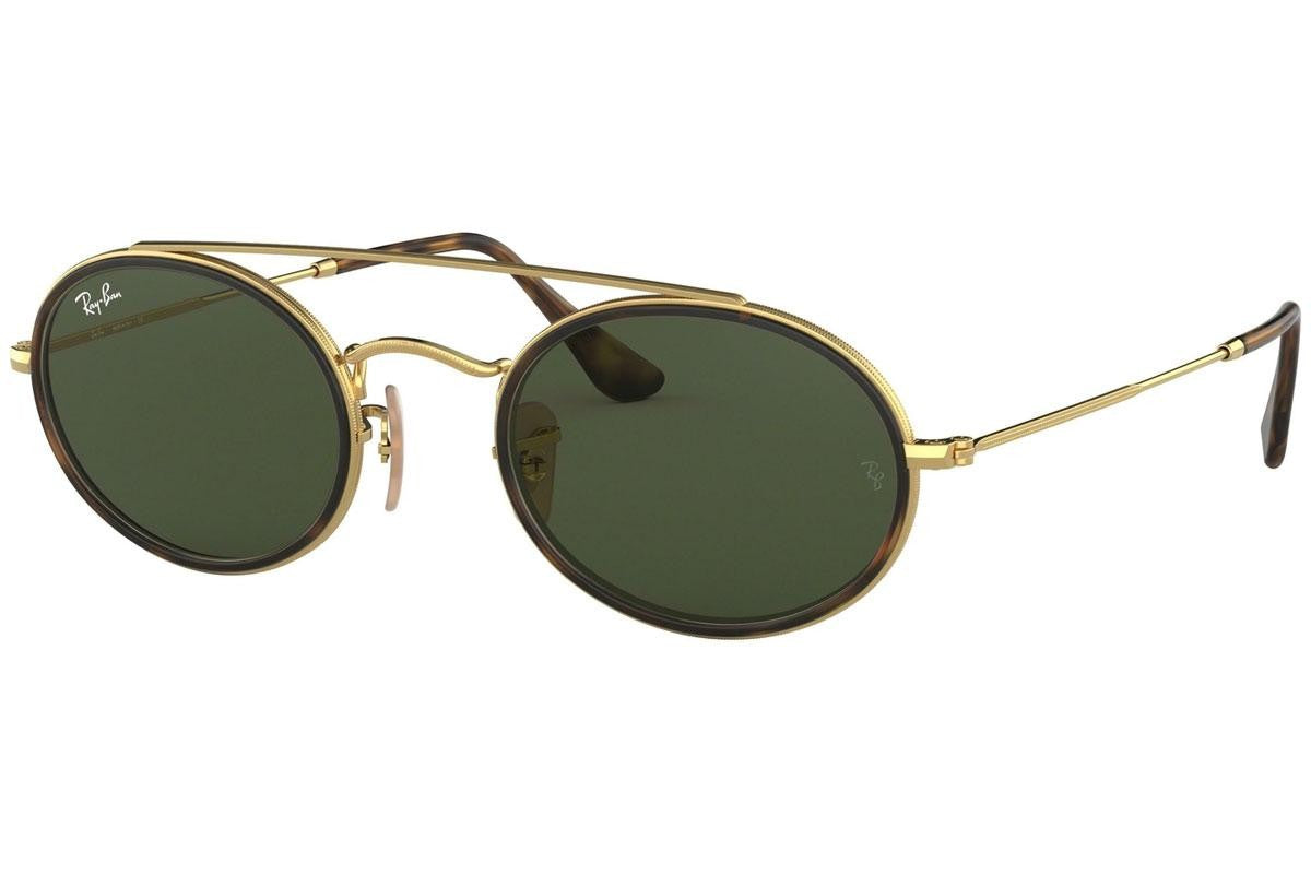 RayBan Oval Double Bridge RB3847N 9121/31 Marimea 52: