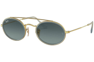 RayBan Oval Double Bridge RB3847N 91233M  Marimea 52: