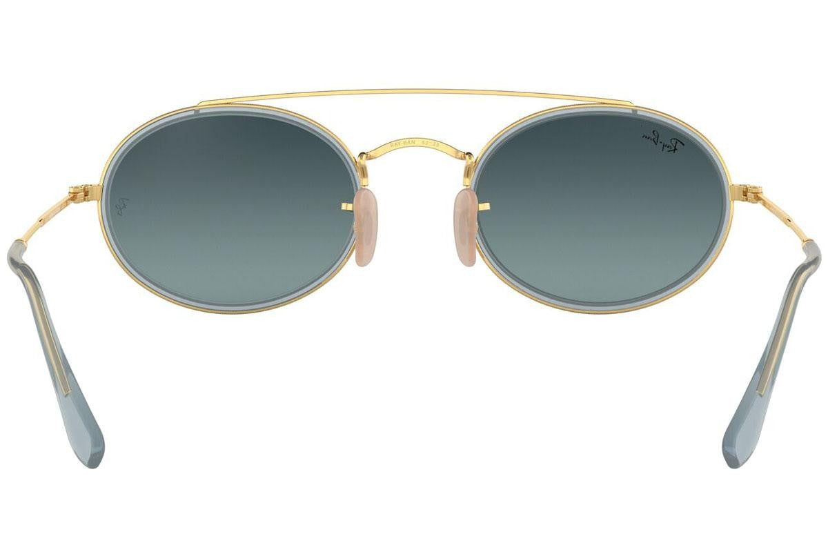 RayBan Oval Double Bridge RB3847N 91233M  Marimea 52:
