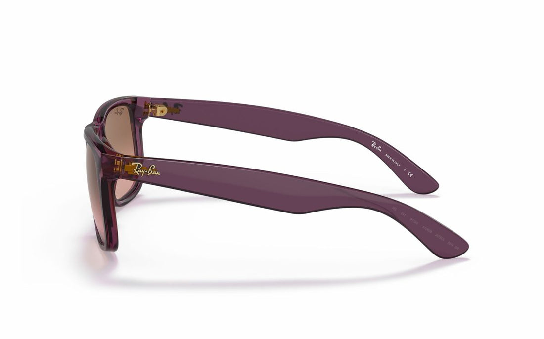 RayBan Justin Transparent Violet RB4165 6595/14 Marimea 55: