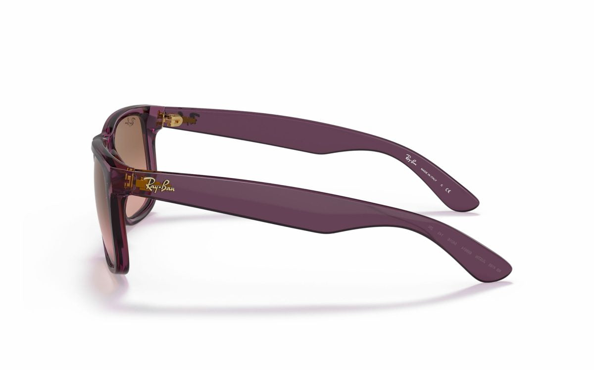 RayBan Justin Transparent Violet RB4165 6595/14 Marimea 55: